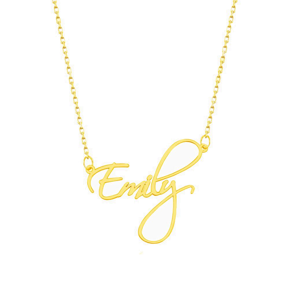 Naamketting - Cursieve variant