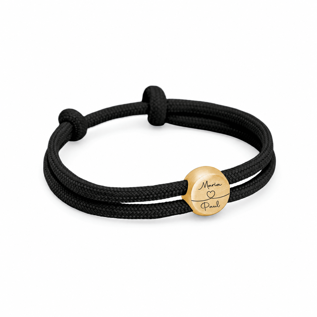 Segeltau Disc Armband mit Namensgravur - OTANTO