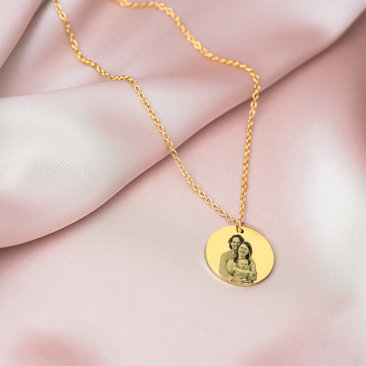 Huisdier fotogravure ketting