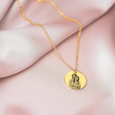 Huisdier fotogravure ketting