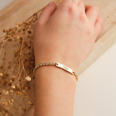Tennis partnerarmband met gravure