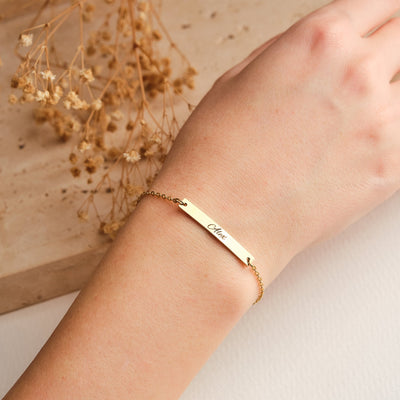 Bar Partnerarmband mit Gravur - OTANTO