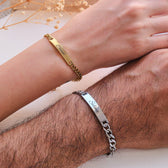ID Partnerarmband mit Wunschgravur - OTANTO
