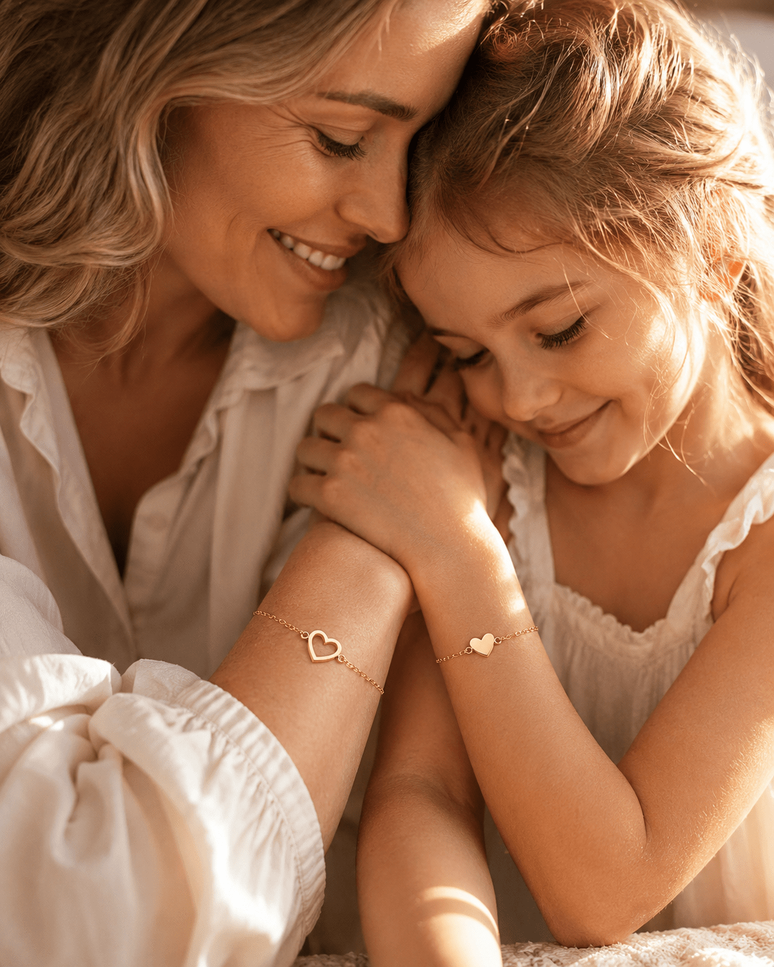 Mutter - Kind Armband Set mit Herz - OTANTO