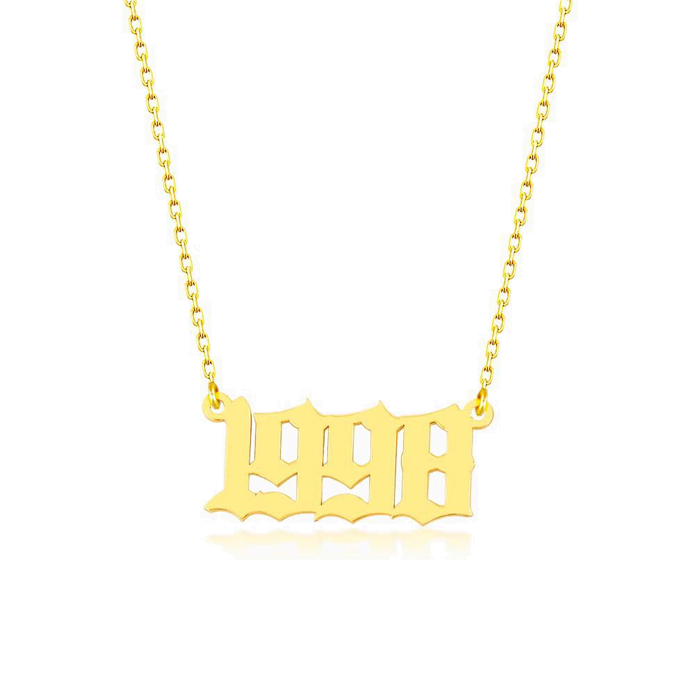 Naamketting - Gotische variant jaar