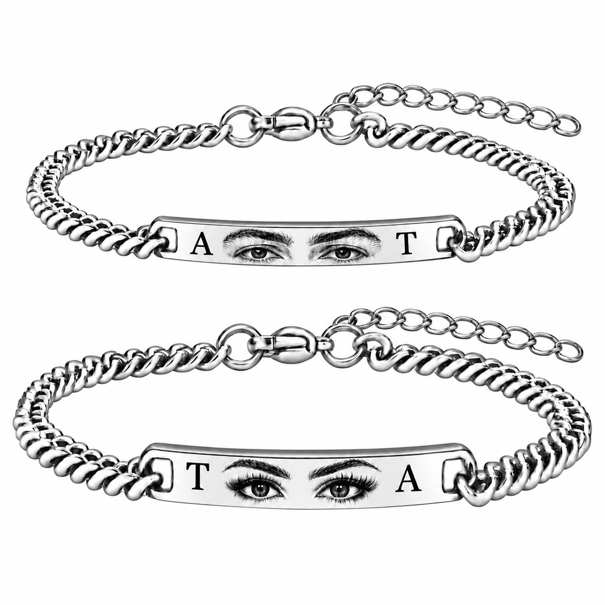 Partnerarmband mit Fotogravur - OTANTO