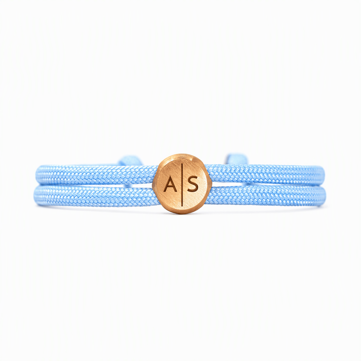 Segeltau Disc Armband mit zwei Initialen - OTANTO