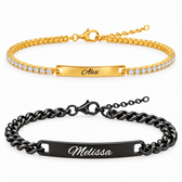 Tennis Partnerarmband mit Gravur - OTANTO